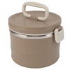 Insulated Food Container 304 Stainless Steel PP Stackable Portable Round