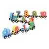 12pcs Wooden Magnetic Digital Train Cute Fun Early Education Trackless