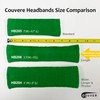 COUVER HB206 Unisex Long 9" Terry Cloth Sports Head Sweatband