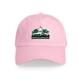 CafePress Trump Drain The Swamp Cap Unique Adjustable Baseball Hat Pink