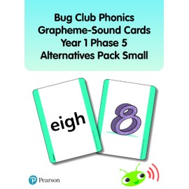 Bug Club Phonics Grapheme-Sound Cards Year 1 Phase 5 Alternatives Pack (Small) (Phonics Bug)