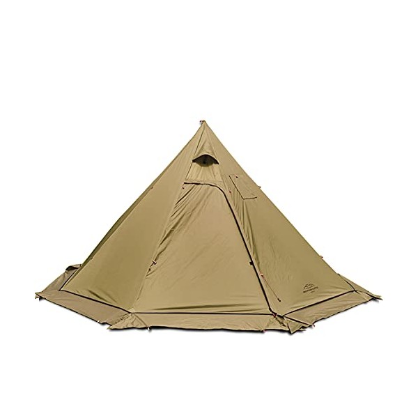 Preself 3 Person Lightweight Tipi Hot Tent with Fire Retardant