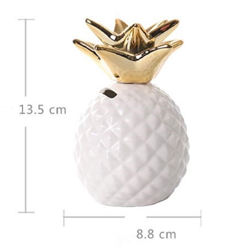 TK.Felly Pineapple Money Box Money Luck Gift Figurine Interior Feng