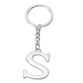 [PATIKIL] Initial Letter Key Chain Letter a Keychain DIY Pendant Decoration, S