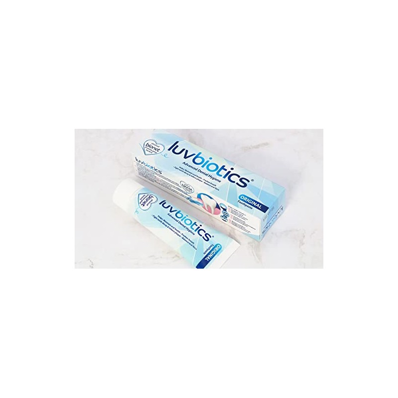 Luv Biotics Original Toothpaste with Probiotics, Xylitol & Aloe Vera