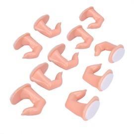 Mudder Practice Fingers Training Practice Fingers Decoration Training Fingers for Acrylic, Gel and Nail Art, 10 Pack