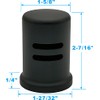 Dishwasher Air Gap Cover Black only, Skirted, Replacement Black air