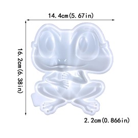 Frog Resin Molds Silicone,Frog Silicone Molds for Epoxy Resin DIY,Silicone Molds for Epoxy Resin Casting,Epoxy Resin Mold for Wall Door Hanging Home Decor Cabinets Ornament Craft