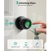 Fingerprint Door Lock, Smart Fingerprint Door Knob with Lock, Biometric