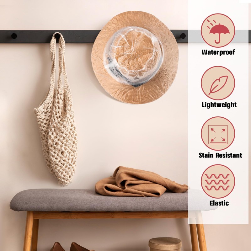 Cowboy Hat Cover, Plastic Cowboy Hat Rain Covers Waterproof Hat