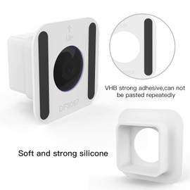 HOLACA Window Mount for Wyze Cam OG, Strong Adhesive Flexible Mounting Bracket for Wyze Cam OG Telephoto Holder (2 Pack, White)