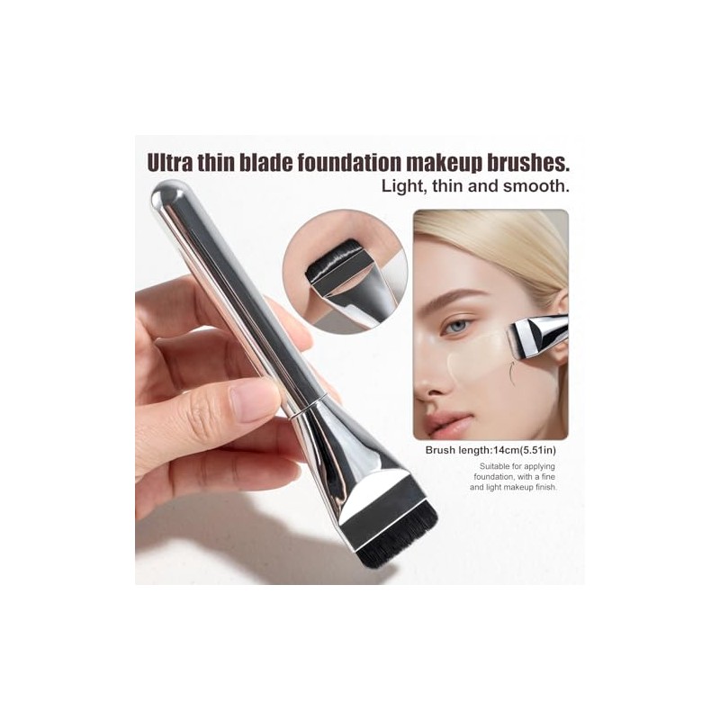 BS-MALL Set De 28 Brochas De Maquillaje Brocha Triangular Premium