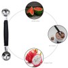 2 Pack Double Ended Headed Fruit Icecream Ball Spoon,Stainless Steel