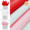 PMLAND Gift Wrapping Tissue Paper - Red/Pink/White Assorted - 26