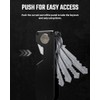 Key Organizer for Men - Compact Metal Key Holder