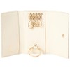Lanvin on Blue Melanie Key Case with Key Ring, white