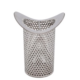 Stainless Steel Drain Strainer for 3" Commercial Trench Drains | 4" Long