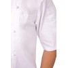Chef Works Unisex Capri Premium Cotton Chef Coat, White, 44