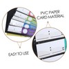 jojofuny Daily Class Schedule Pocket Chart Dual-sided Teacher Organizer Dry-eraser