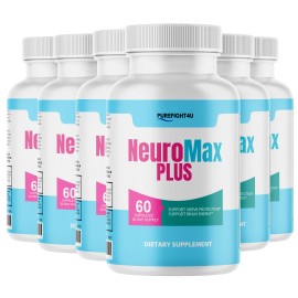 Neuronol Neuro Max Plus Capsules,  Advanced Cognitive Formula Supplement - 6 Bottles