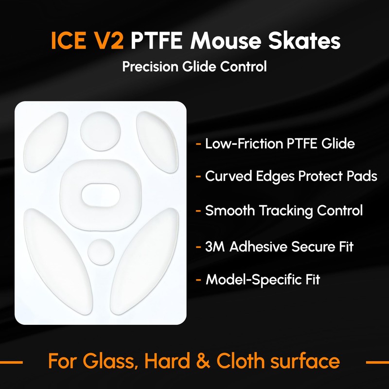 ESPTIGER Ice V2 PTFE Skates | Lamzu Thorn 4k
