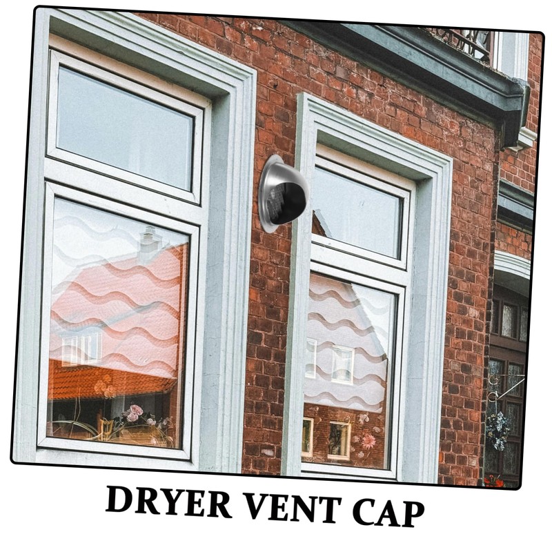 TEHAUX Stainless Steel Vent Cover for Wall Round Dryer Vent