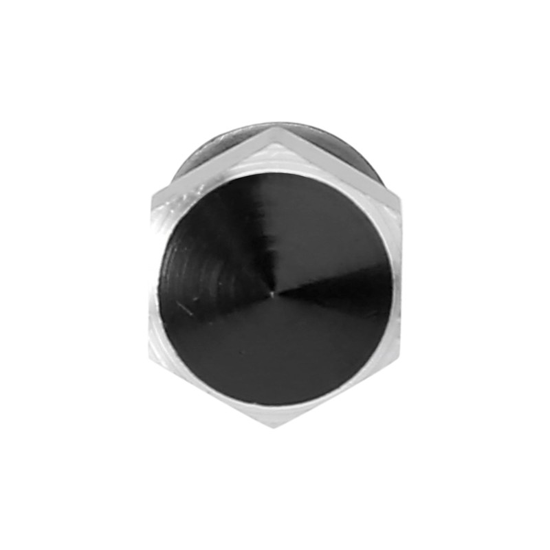 Motoforti 4pcs Universal Motorcycle License Plate Frame Bolts Screws Black
