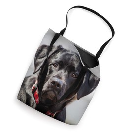 Black Lab Pet Dog Labrador Retriever Photo Tote Bag