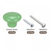 sourcing map 38x28mm Ceramic Drawer Knobs, 10pcs Mushroom Shape Door