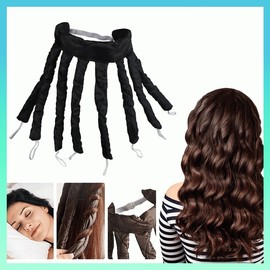 Portable Octopus Hair Curler Headband - 8-Claw Lazy Hair Roller for Large Waves, Model 4 Standard/3 Eye Bud Color 4ea