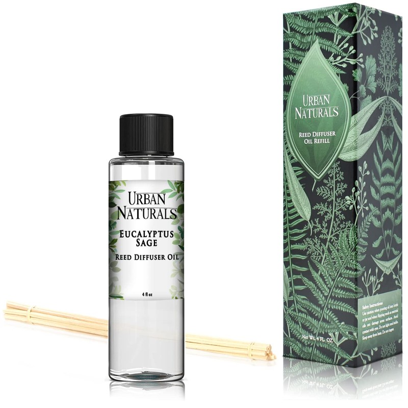 Urban Naturals Eucalyptus & Sage Oil Reed Diffuser Refill |