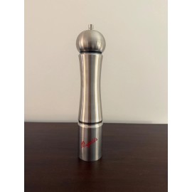 Unbranded Pepper Mill Grinder 12" Silver Color Metal Adjustable - New!