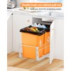 RUNMI Double Pull Out Trash Can Under Cabinet with Door