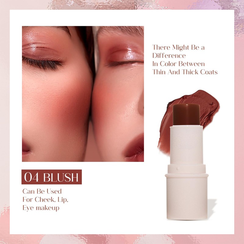Contour Highlighter Blush Sticks - Cream Contour Bronzer Stick for