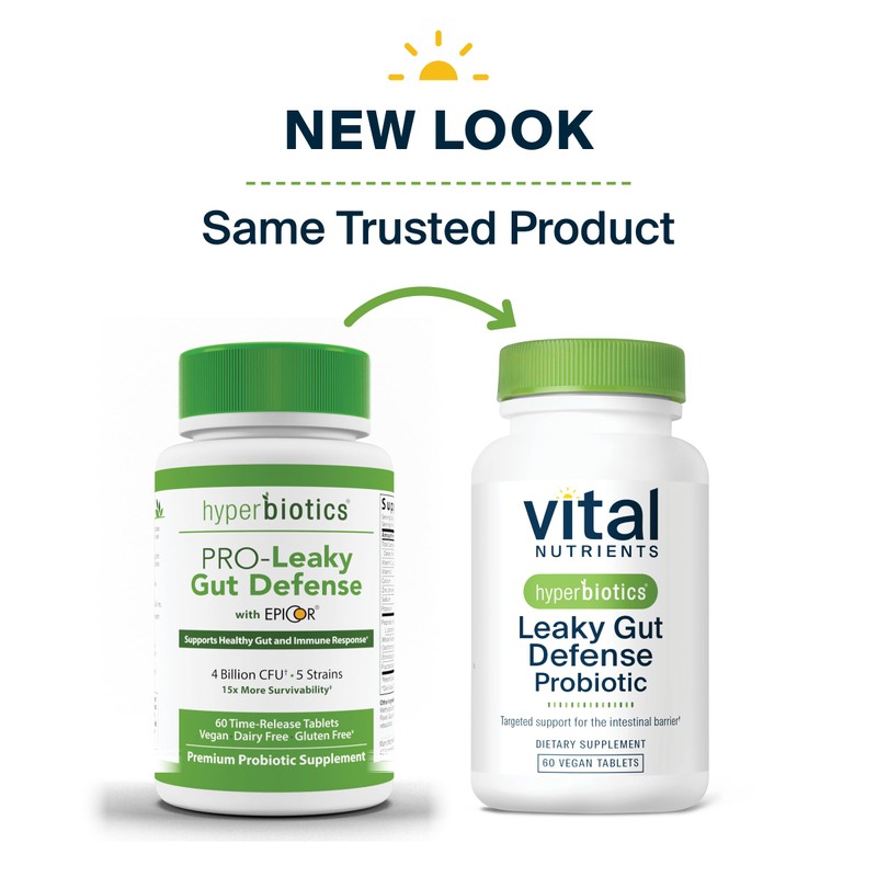 Hyperbiotics Vital Nutrients Leaky Gut Repair Supplement Probiotic | Science