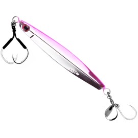 Allgu Metal Jig No. 4 Yongo 80g Pink Plated Jigging Lure