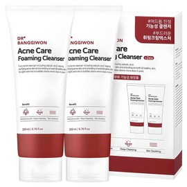 Dr. Bang Ki-won Acne Care Foaming Cleanser, 200ml, 2 pieces / 닥터방기원 아크네 케어 포밍 클렌저, 200ml, 2개
