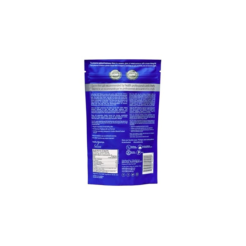 CELTIC SEA SALT Molinillo celta de sal marina gris claro