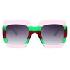 STORYCOAST Luxury Oversized Square Sunglasses for Women - Retro Big