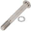 Saddle Clamp Seatpost Titanium Alloy Bolt Screw Gasket for Brompton