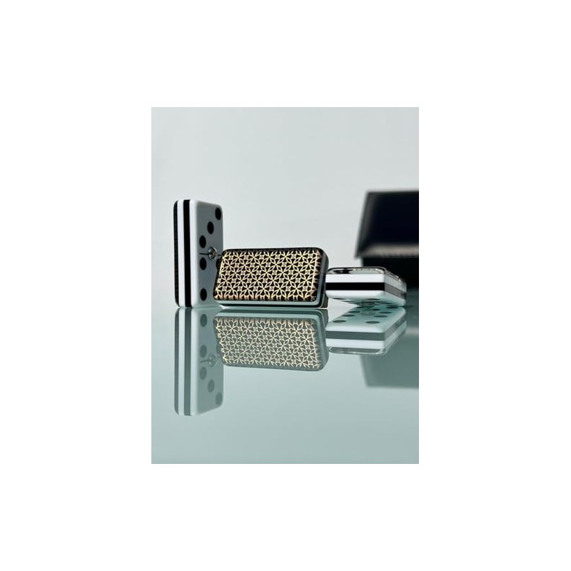 Domino Profesional Rombos Dorado