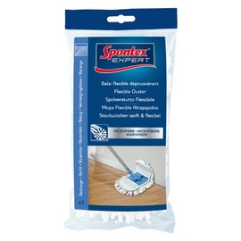 Spontex Staubwischer Bezug sanft und flexibel - Mikrofaser. der flexible Staubfänger für alle Ecken . 1 Stück