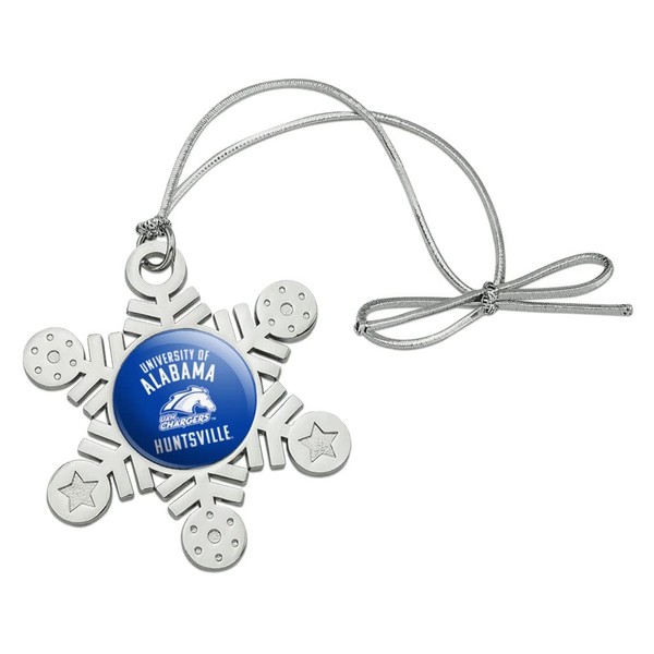 GRAPHICS & MORE UAH Chargers Metal Snowflake Christmas Tree Holiday
