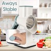 Dreamhigh Cheese Grater with Crank, Vegetable Cutter, 3 Stainless Steel