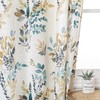 MYSKY HOME 95 Inch Curtains Semi Sheer Linen Blended Window