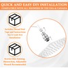Shower Head Swivel Ball Adapter, ZESE 1PCS Adjustable Universal Shower