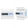 Rail Energy Meter 3Phase 4Wire 7P LCD Down‑in Down‑out Portable