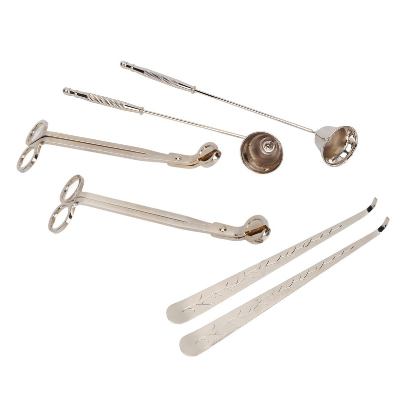 6PCS Candle Accessory Set Wick Trimmer Wick Dipper Candle Snuffer