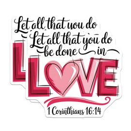 (2 Pack) Inspirational Bible Verse Magnets - Christian Quotes - Scripture Magnets - Faith Magnets - 5" On Longest Side - for Cars, Fridges, Toolboxes - Made in USA - MAG3962