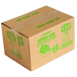 JT Eaton 122 Stick-Em Insect/Mouse Size Glue Trap Tray, 4" Length x 3" Width x 5/8" Height, (Case of 96)